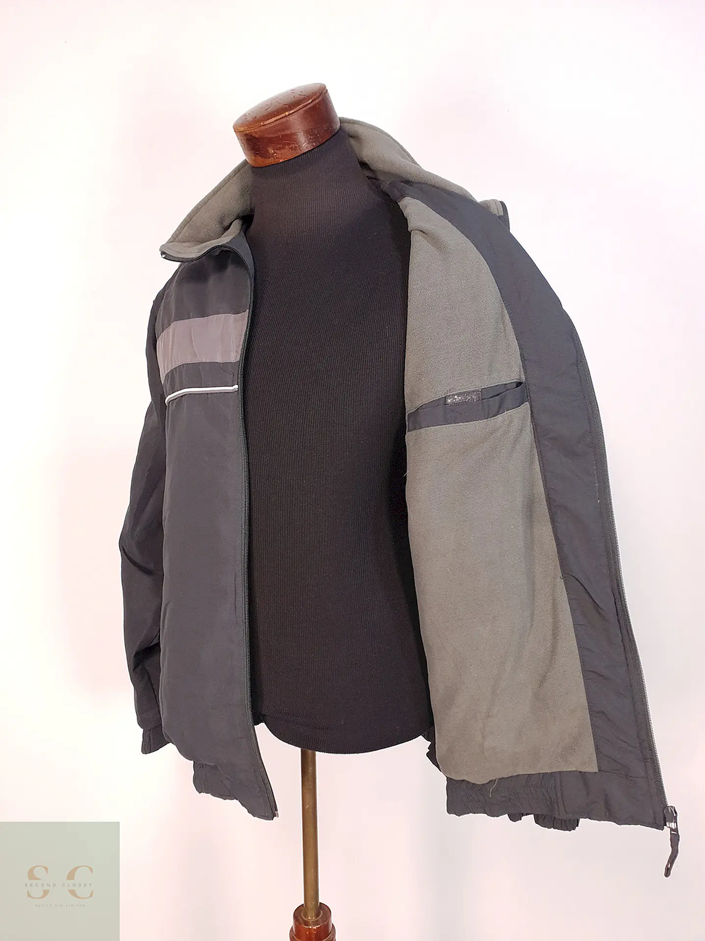 Chaqueta Deportiva Plomo Talla XL 4