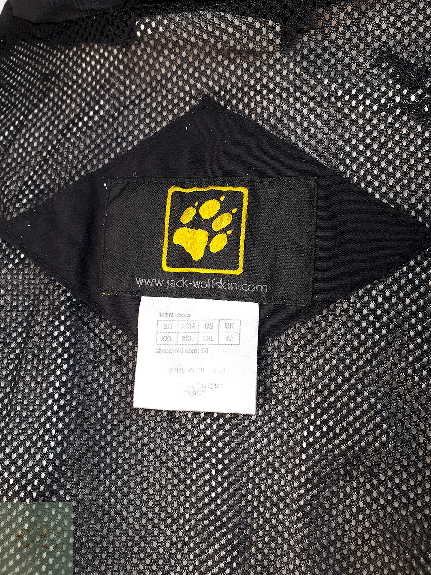 Chaqueta Negra Jack Wolfskin Talla XL 8