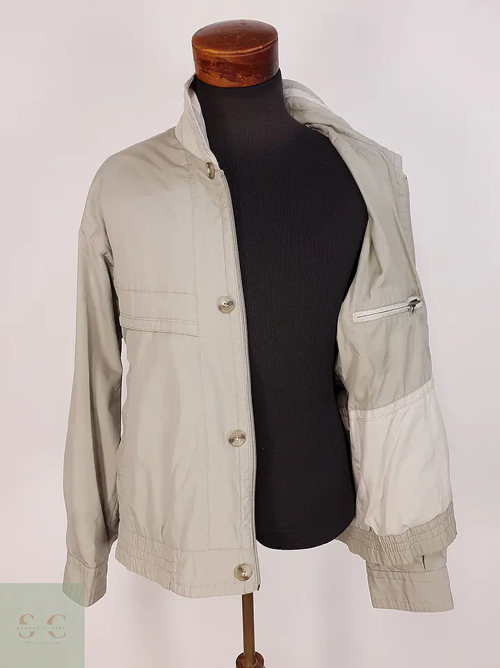 Chaqueta Vintage Verde Claro Authentic Design Talla XL 6