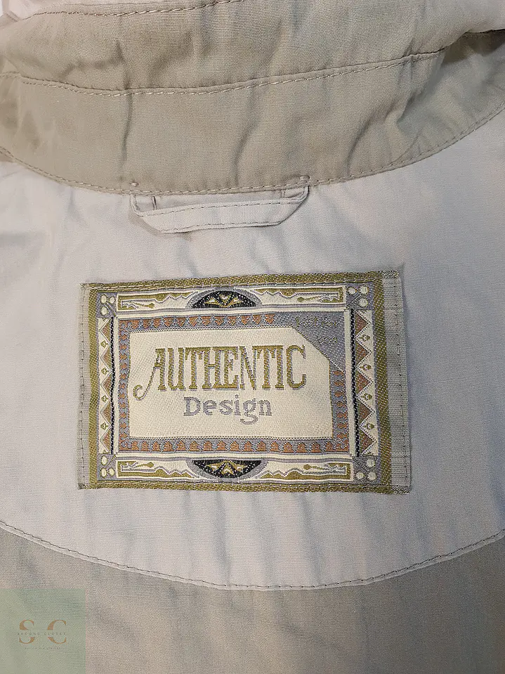 Chaqueta Vintage Verde Claro Authentic Design Talla XL 7