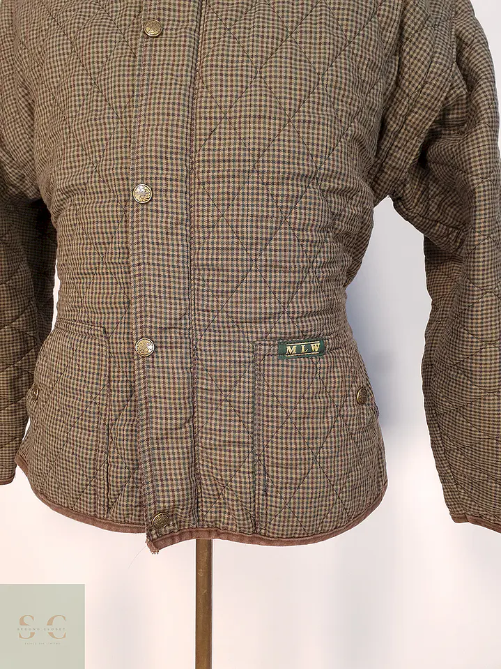 Chaqueta Vintage Verde Café MLW Talla M 2