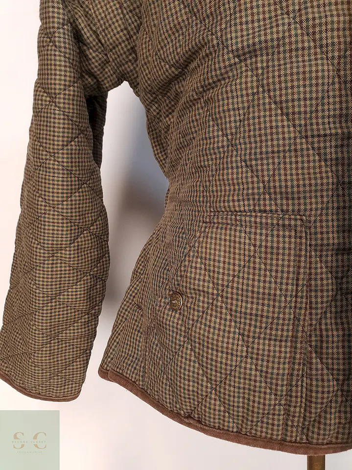 Chaqueta Vintage Verde Café MLW Talla M 6