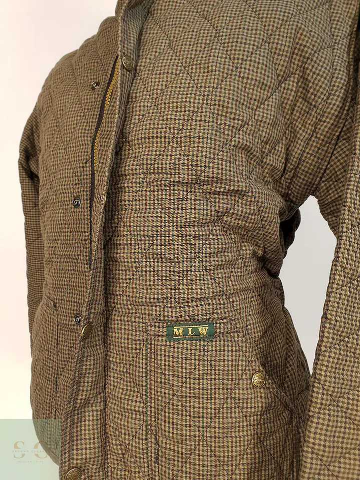 Chaqueta Vintage Verde Café MLW Talla M 8