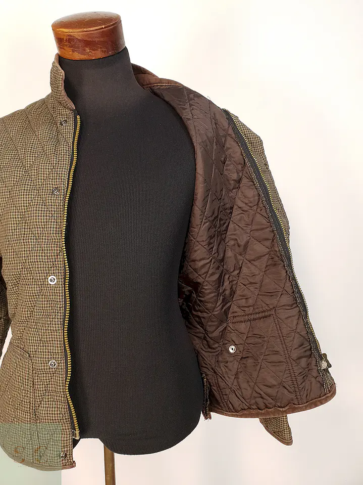 Chaqueta Vintage Verde Café MLW Talla M 9