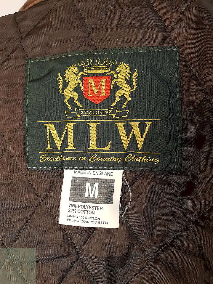 Chaqueta Vintage Verde Café MLW Talla M 11