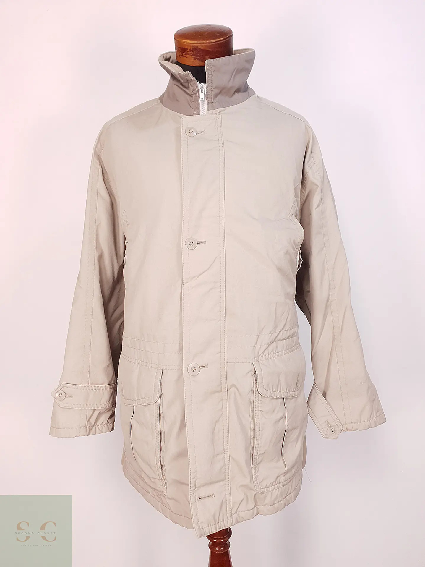 Chaqueta Vintage Beige Talla XXL 1