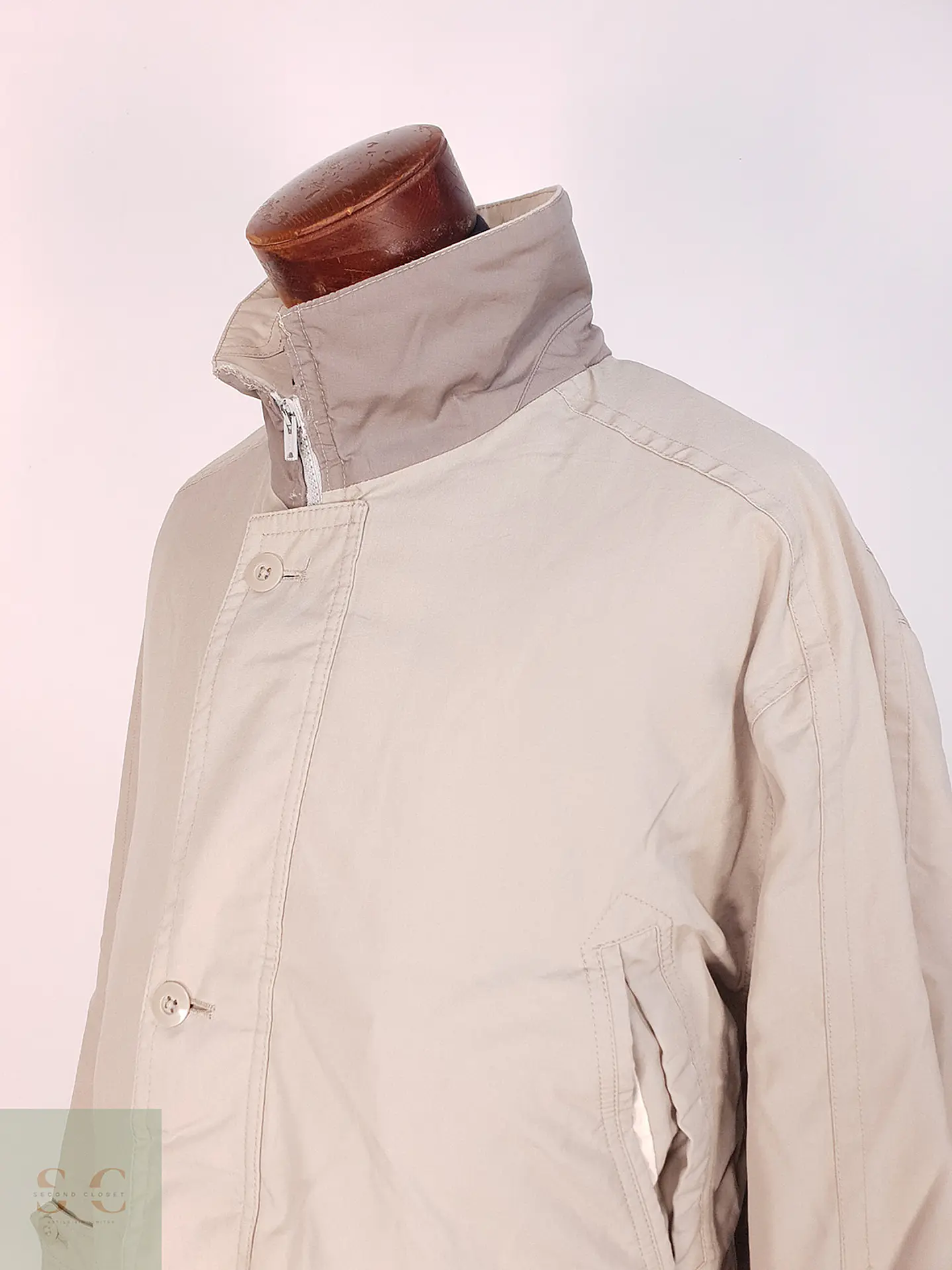 Chaqueta Vintage Beige Talla XXL 6
