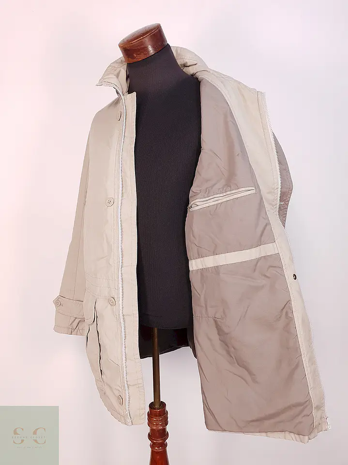 Chaqueta Vintage Beige Talla XXL 7