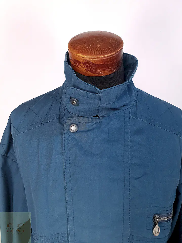 Chaqueta Vintage Azul Yorn Talla XL 6