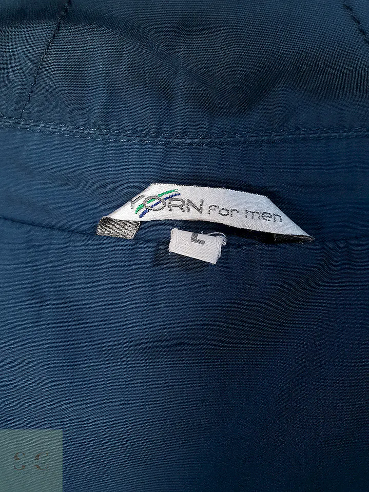 Chaqueta Vintage Azul Yorn Talla XL 9