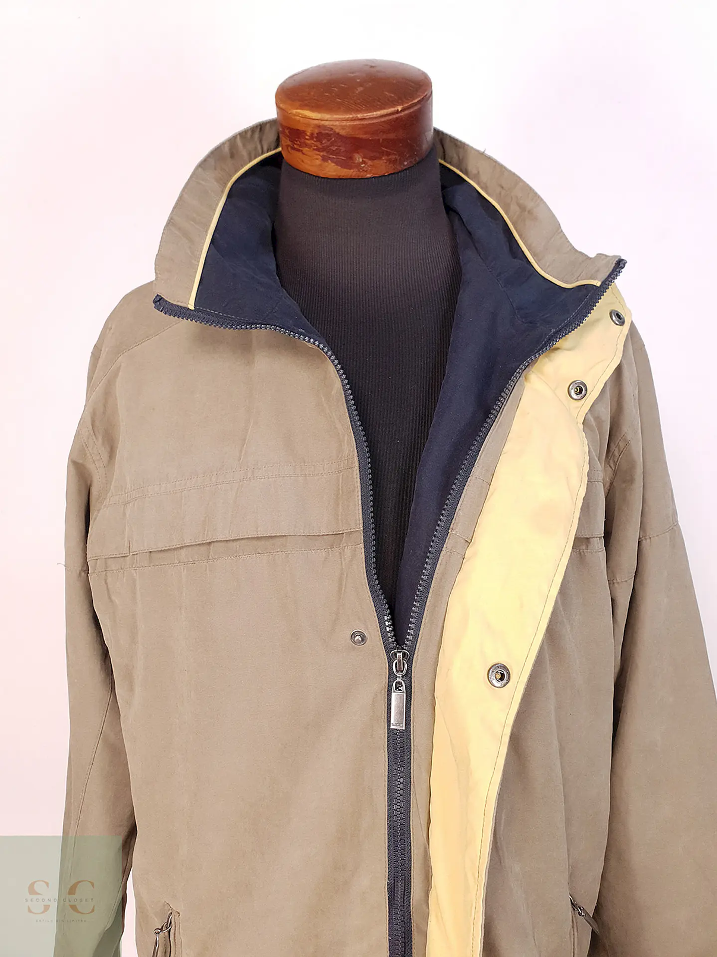 Chaqueta Vintage Verde Babista Talla XL 7