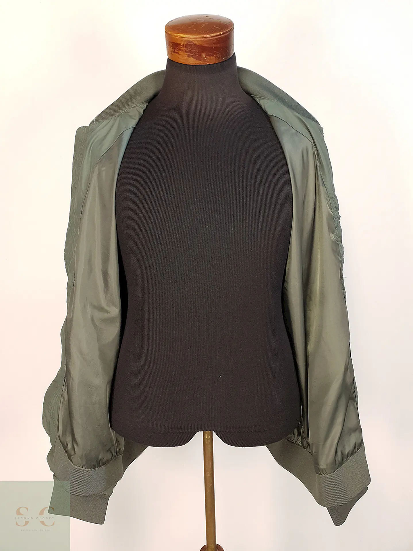 Chaqueta Ligera Verde H&M Talla XL 7