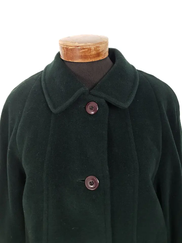Abrigo Mujer Steinbock Himalaya 100% Lana Verde Bosque – Talla XL 9