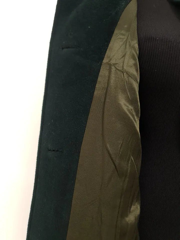 Abrigo Mujer Steinbock Himalaya 100% Lana Verde Bosque – Talla XL 14