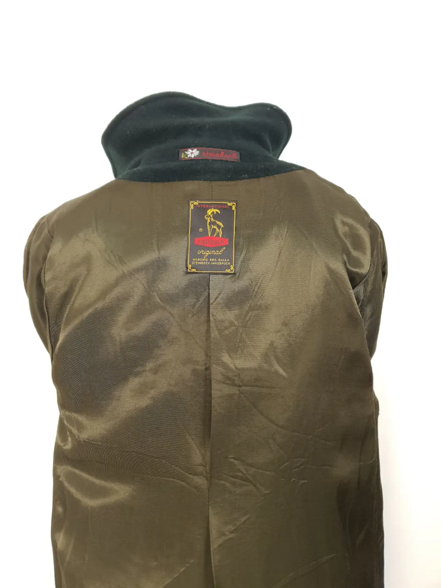 Abrigo Mujer Steinbock Himalaya 100% Lana Verde Bosque – Talla XL 19