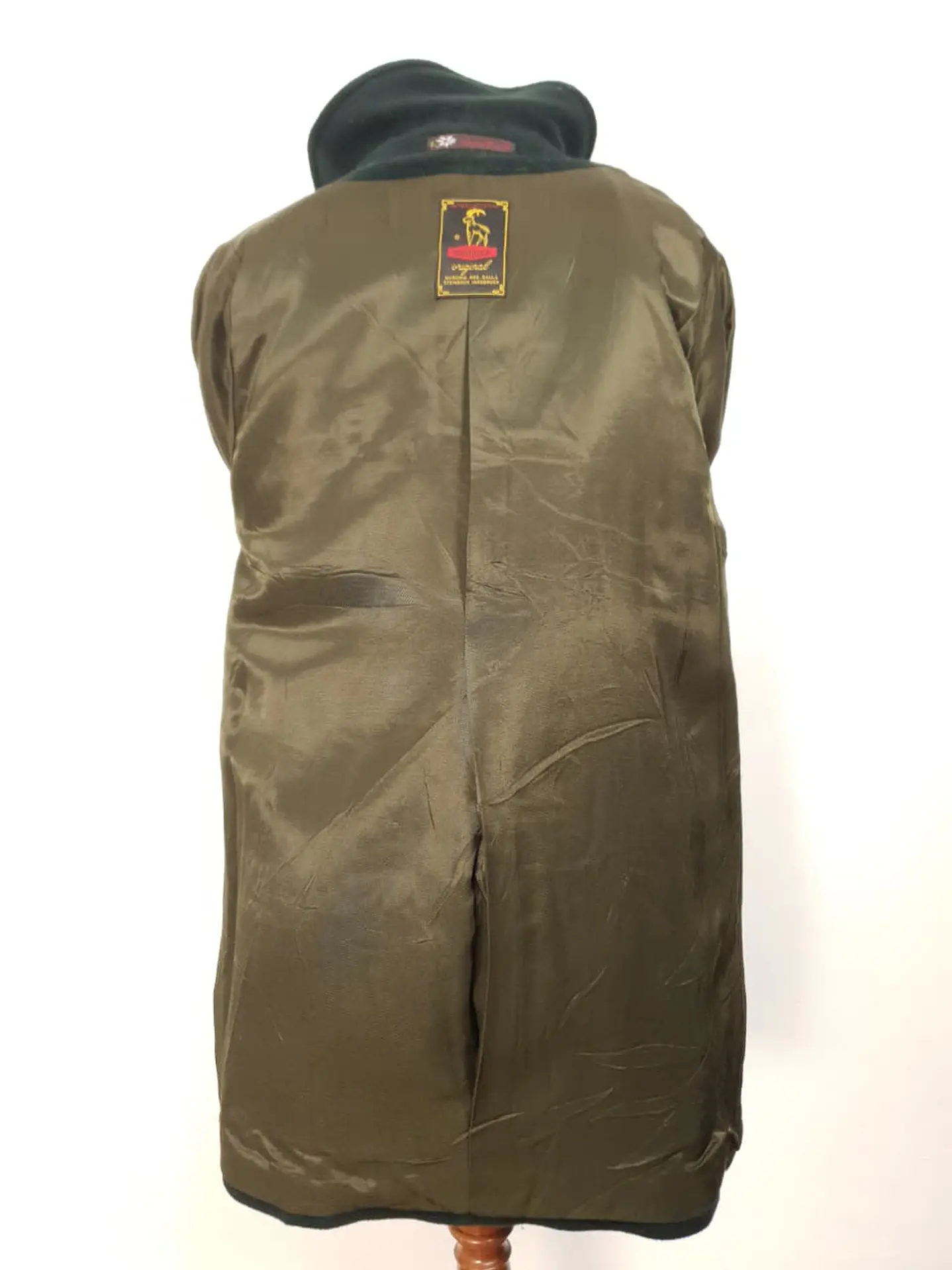 Abrigo Mujer Steinbock Himalaya 100% Lana Verde Bosque – Talla XL 20