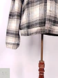 Chaqueta Zara Man Beige Negro Leñadora Talla ML - Miniatura 2