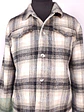 Chaqueta Zara Man Beige Negro Leñadora Talla ML - Miniatura 4