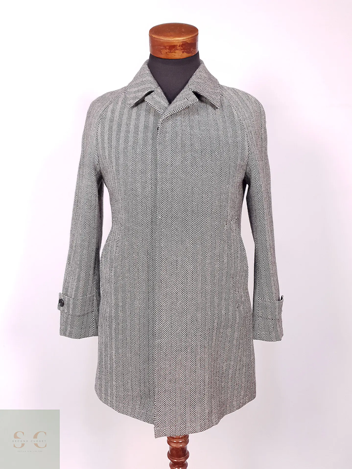 Abrigo Crowded Closet by Mens Bigi Japonés 70% Lana Talla S 1