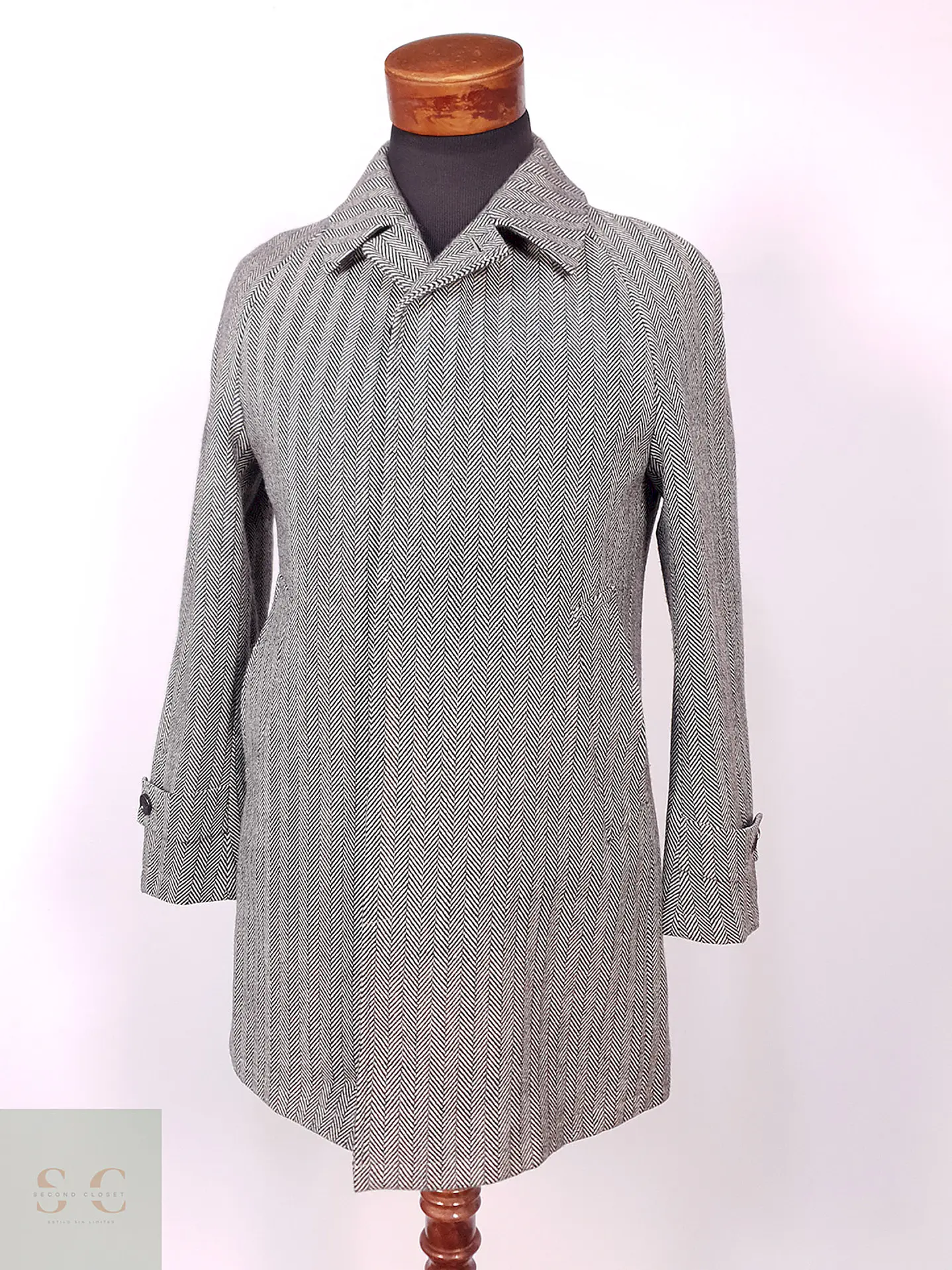 Abrigo Crowded Closet by Mens Bigi Japonés 70% Lana Talla S 2