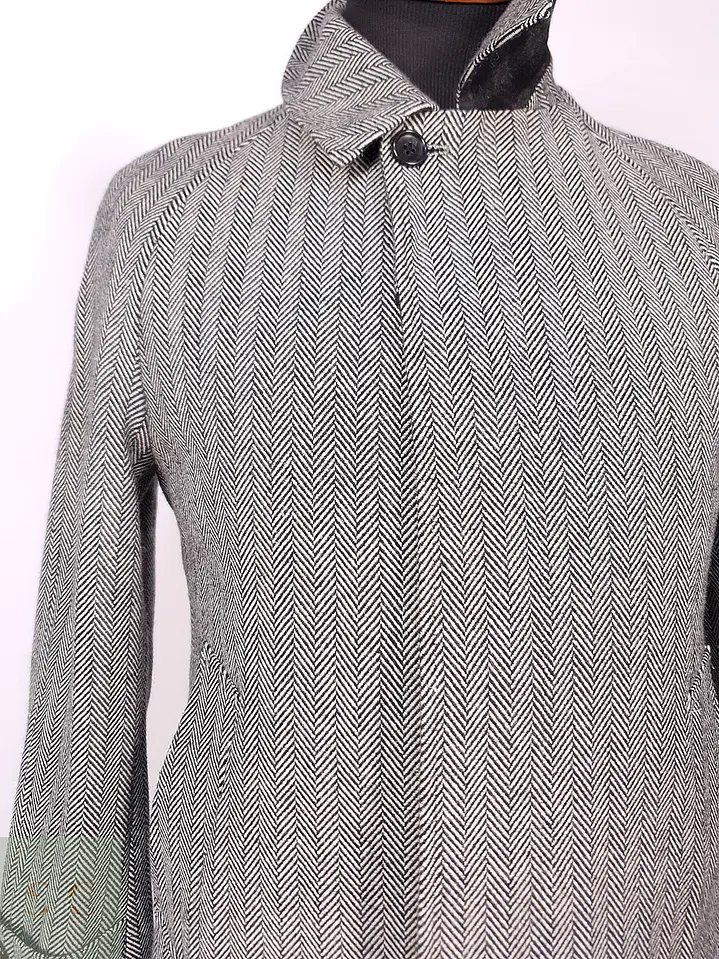 Abrigo Crowded Closet by Mens Bigi Japonés 70% Lana Talla S 6