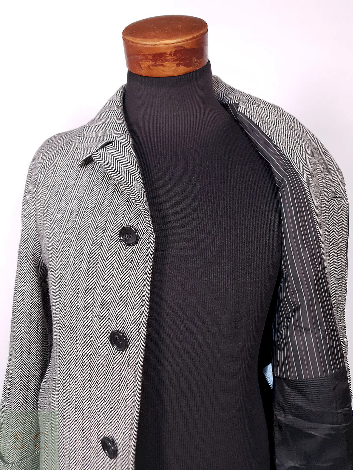 Abrigo Crowded Closet by Mens Bigi Japonés 70% Lana Talla S 12