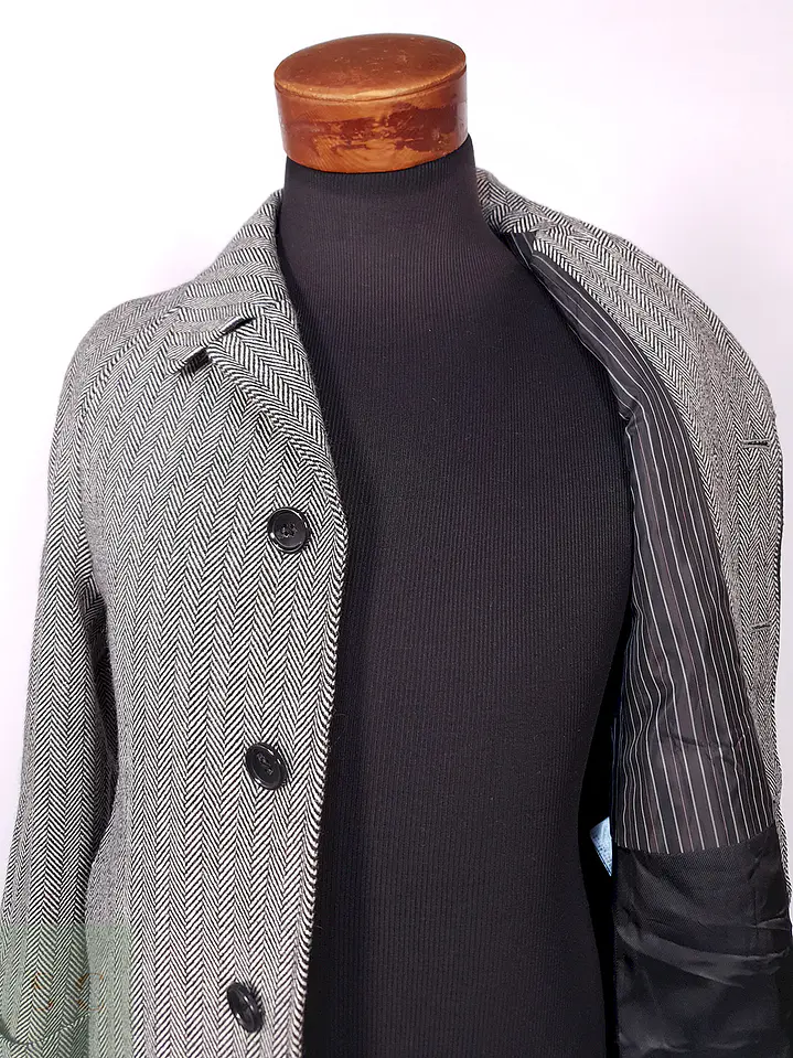 Abrigo Crowded Closet by Mens Bigi Japonés 70% Lana Talla S 12