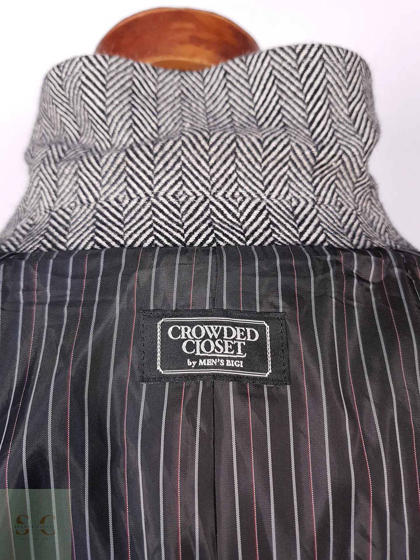 Abrigo Crowded Closet by Mens Bigi Japonés 70% Lana Talla S 14