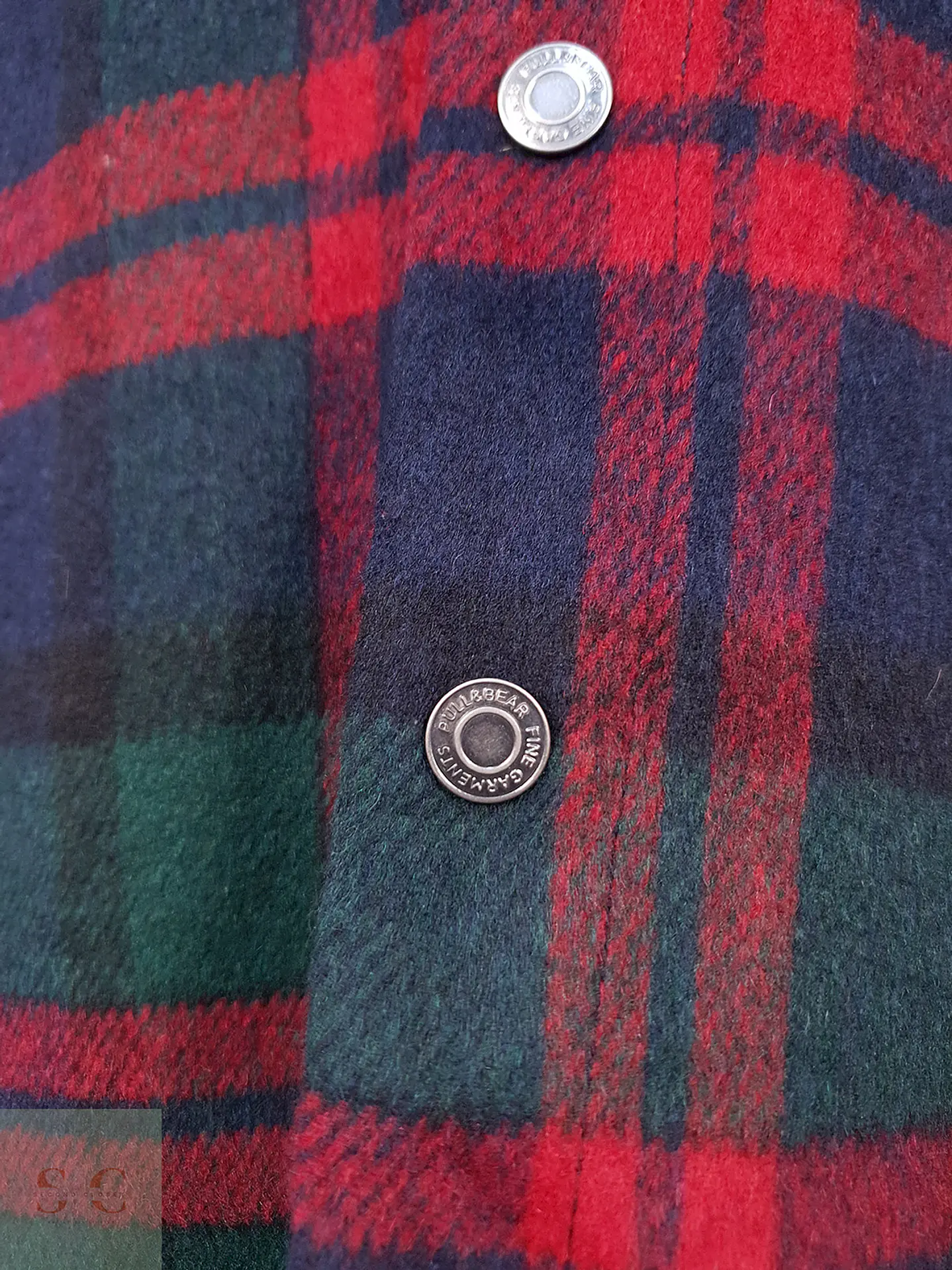 Chaqueta Leñadora Pull and Bear Multicolor Talla LXL 4