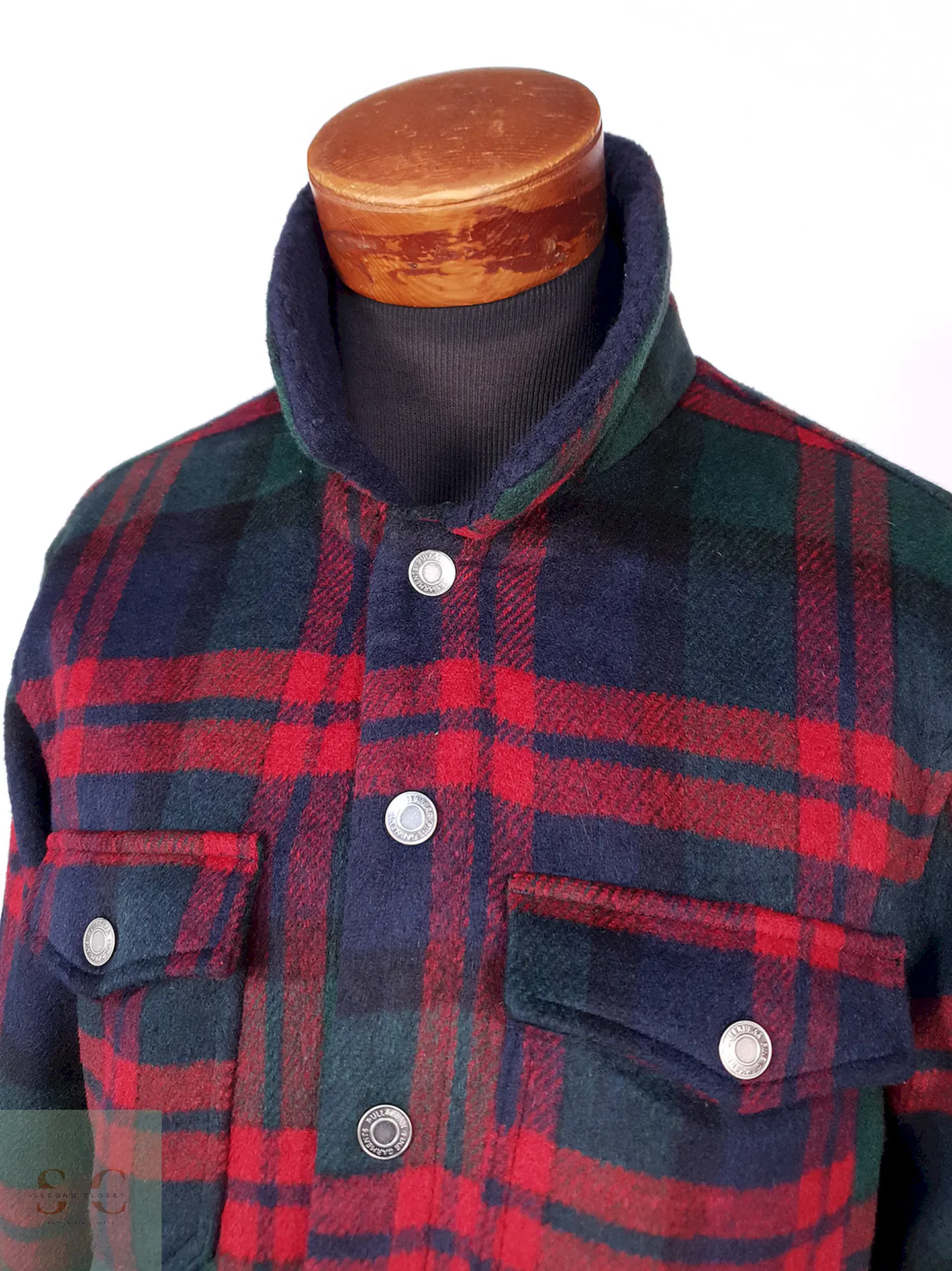 Chaqueta Leñadora Pull and Bear Multicolor Talla LXL 8