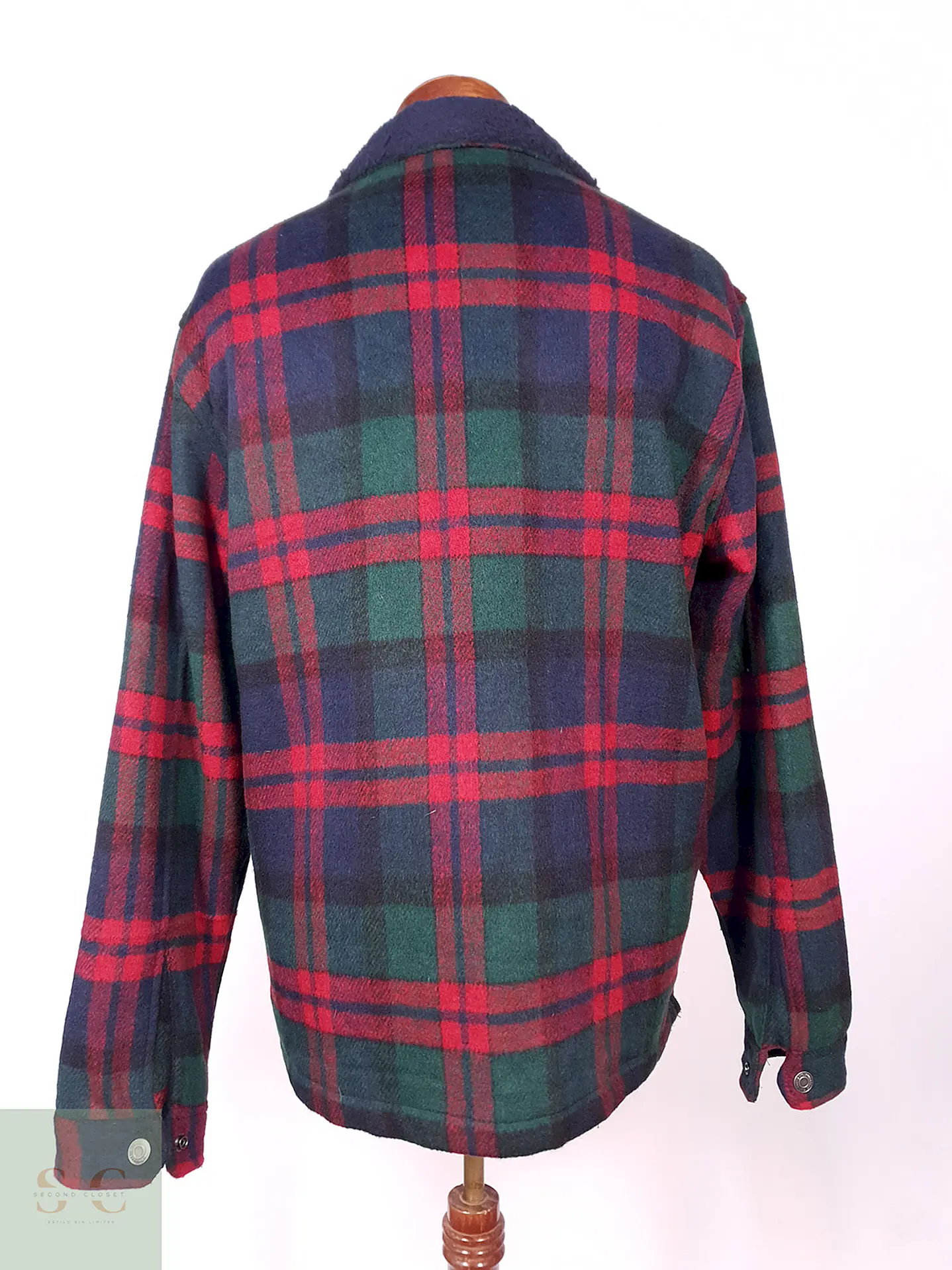 Chaqueta Leñadora Pull and Bear Multicolor Talla LXL 11