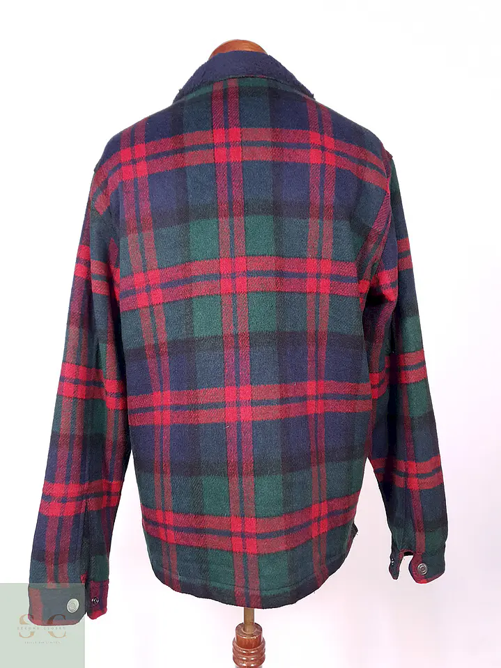 Chaqueta Leñadora Pull and Bear Multicolor Talla LXL 11
