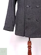 Abrigo Marinero American Rag Plomo 55% Lana Talla M - Miniatura 2