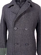 Abrigo Marinero American Rag Plomo 55% Lana Talla M - Miniatura 4