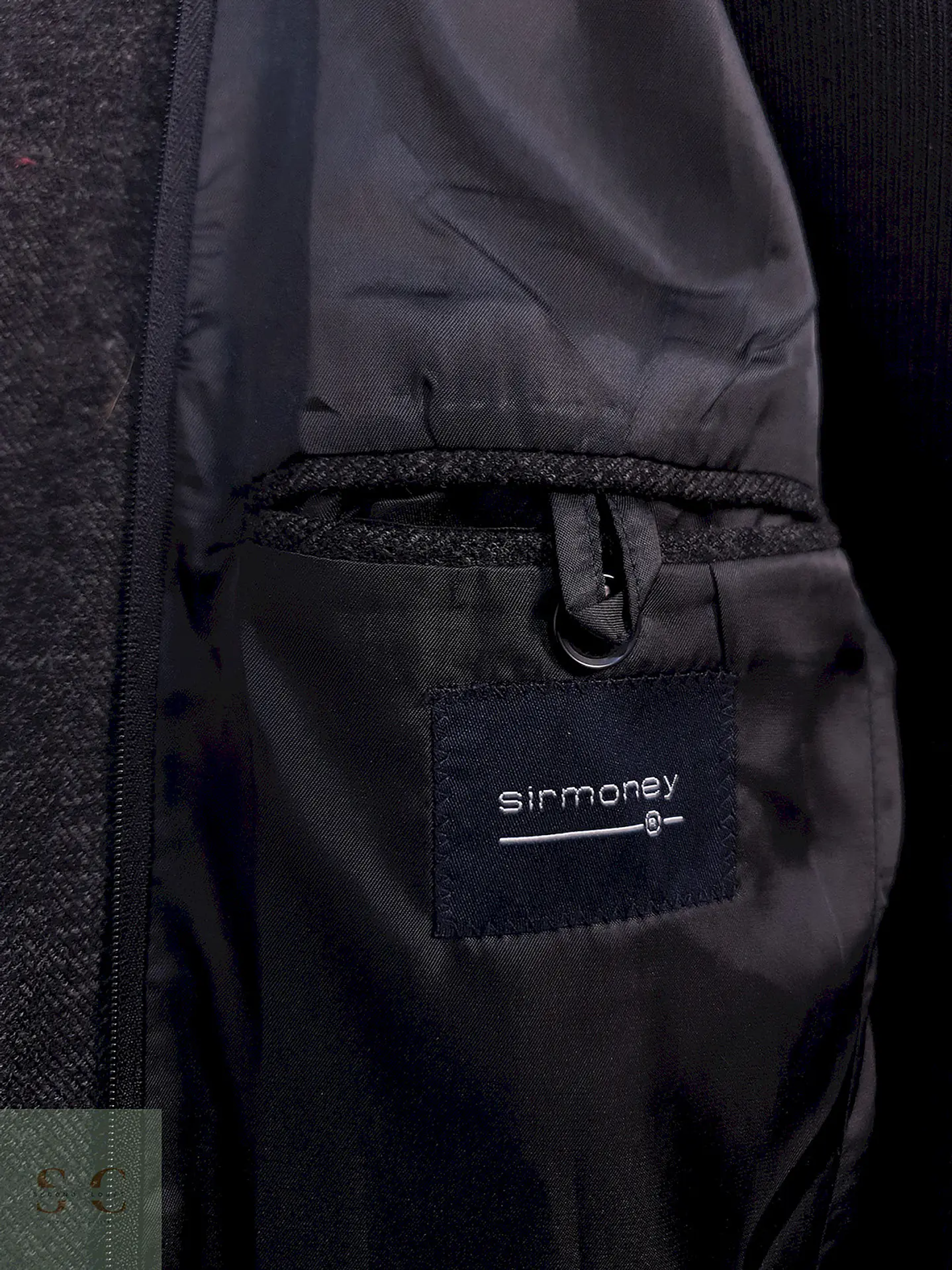Abrigo 3/4 Plomo Sirmoney Talla S 10