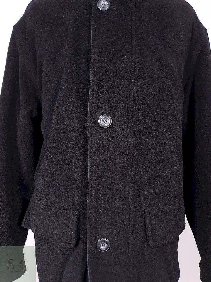 Abrigo Chaquetón Westbury Plomo Lana Virgen Angora Talla XL 4