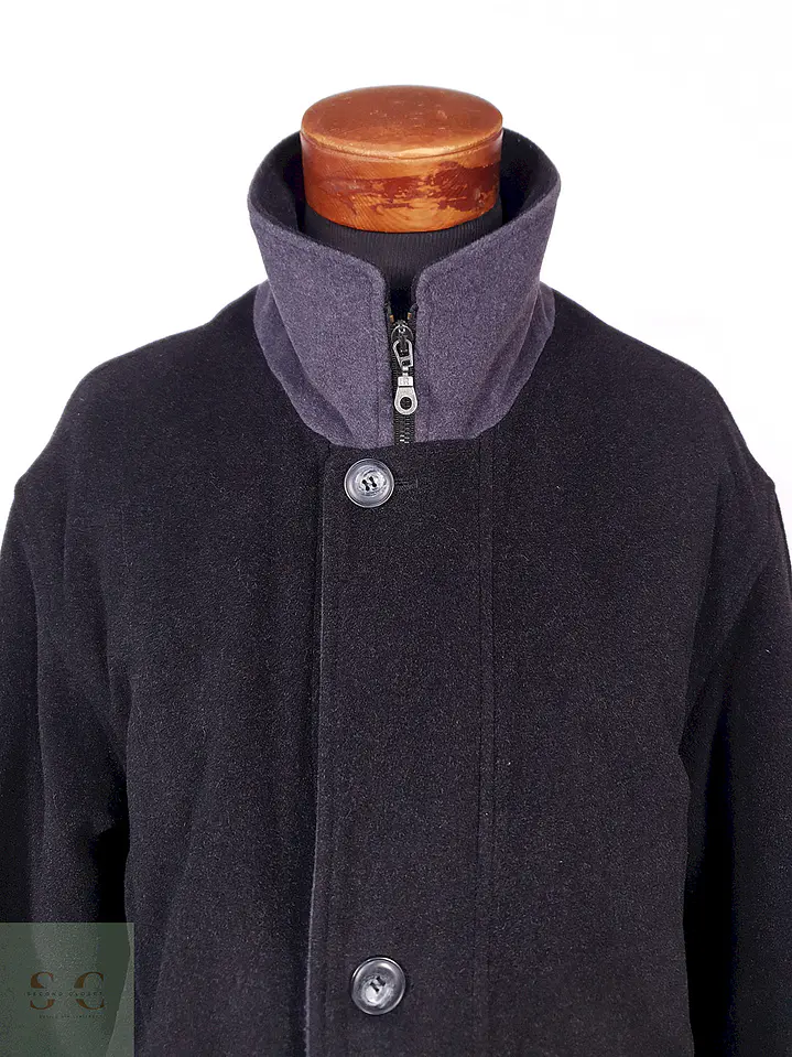 Abrigo Chaquetón Westbury Plomo Lana Virgen Angora Talla XL 5