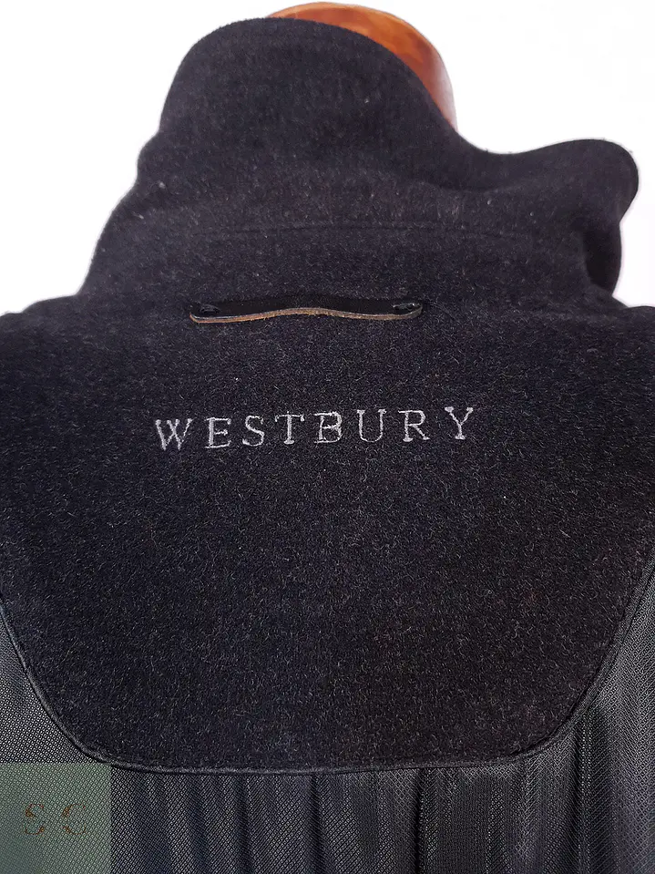 Abrigo Chaquetón Westbury Plomo Lana Virgen Angora Talla XL 14