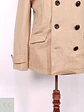 Abrigo Marinero Camel Japonés Imp Mezcla Lana Talla M - Miniatura 2
