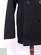Abrigo Marinero Old Navy Negro Lana Reciclada Talla L - Miniatura 2