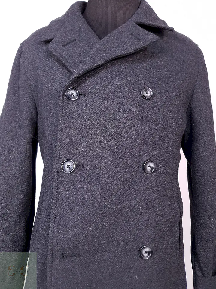 Abrigo Marinero Penguin Plomo Mezcla Lana Talla ML 5