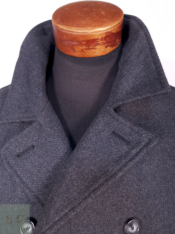 Abrigo Marinero Penguin Plomo Mezcla Lana Talla ML 9