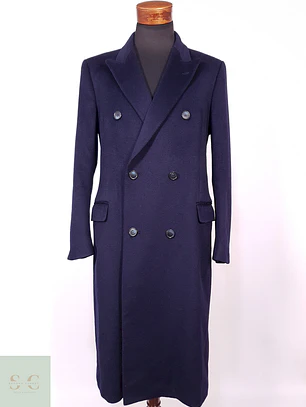 Abrigo Vintage Largo Styliform Lana Cashmere Talla M