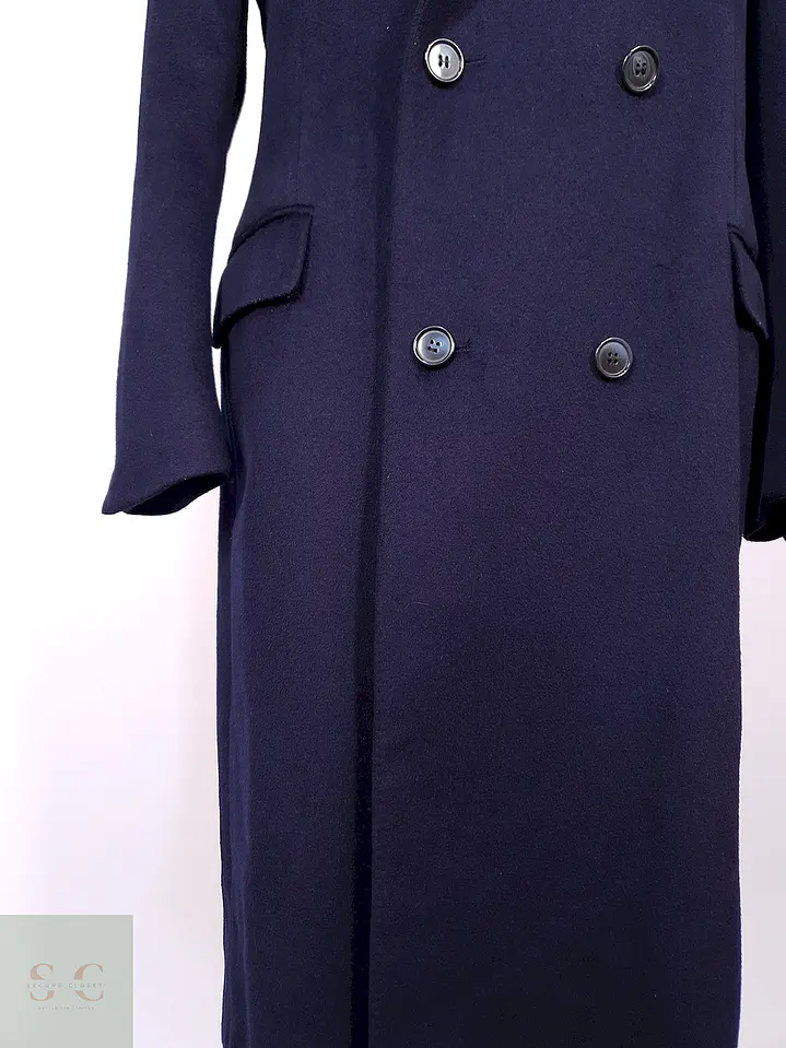 Abrigo Vintage Largo Styliform Lana Cashmere Talla M 3