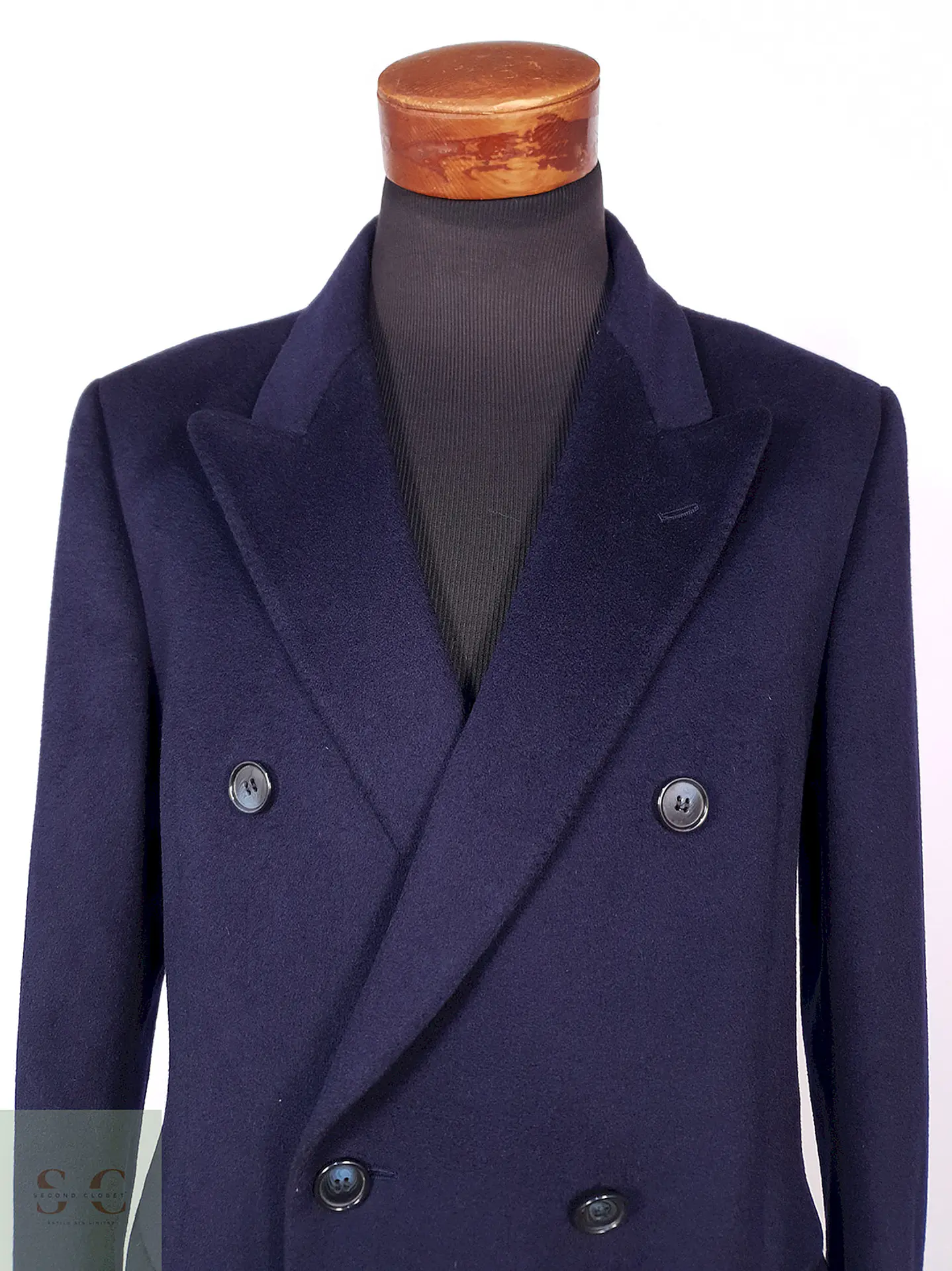 Abrigo Vintage Largo Styliform Lana Cashmere Talla M 5