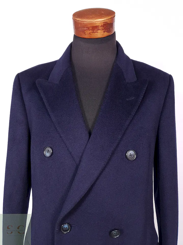 Abrigo Vintage Largo Styliform Lana Cashmere Talla M 5