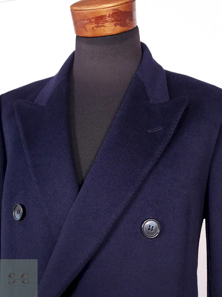 Abrigo Vintage Largo Styliform Lana Cashmere Talla M 6