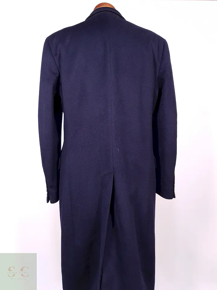 Abrigo Vintage Largo Styliform Lana Cashmere Talla M 10