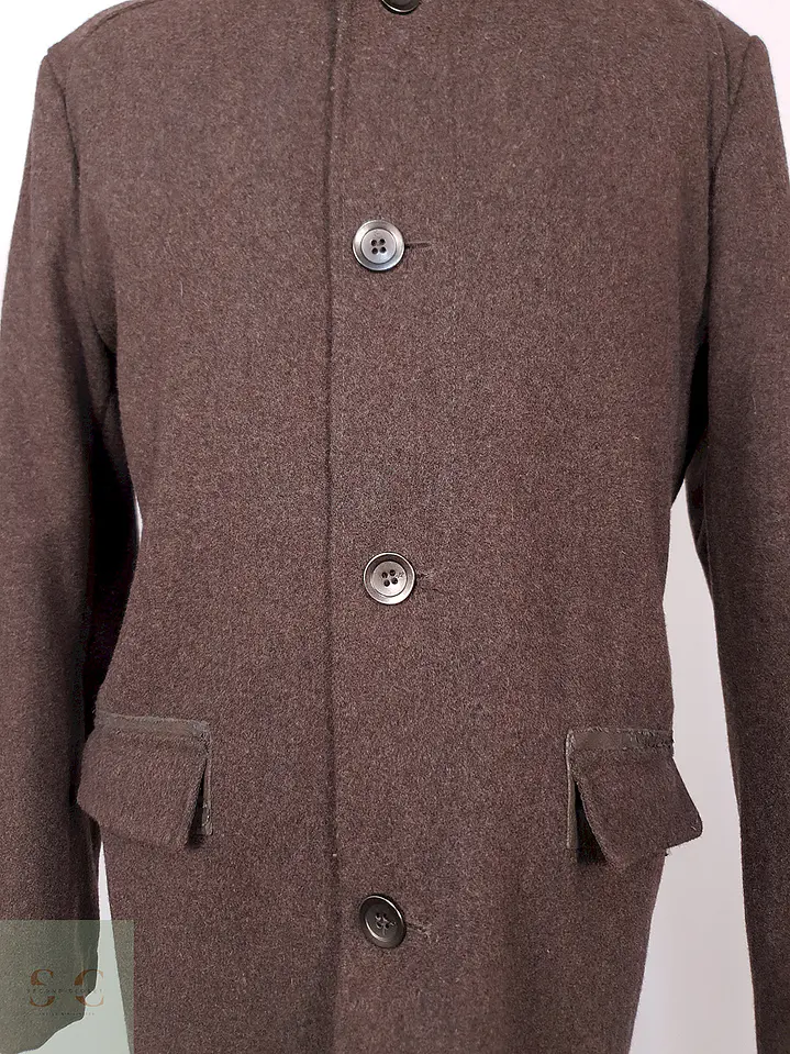 Abrigo Kenneth Cole Café Lana Talla LXL 5