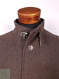 Abrigo Kenneth Cole Café Lana Talla LXL - Miniatura 7